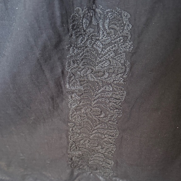 j. marie Black Embroidered Women's Blouse - Picture 6 of 6